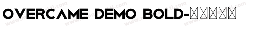 Overcame Demo Bold字体转换